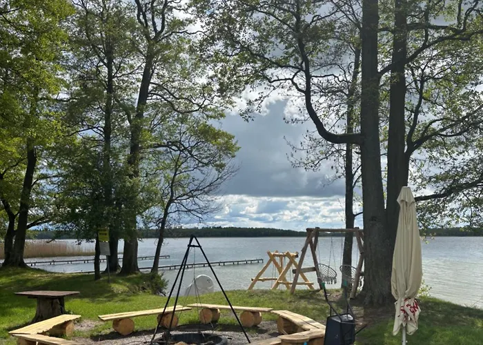 Дом отдыха Mazurskie Zacisze - Sauna, Jacuzzi, Kominek *