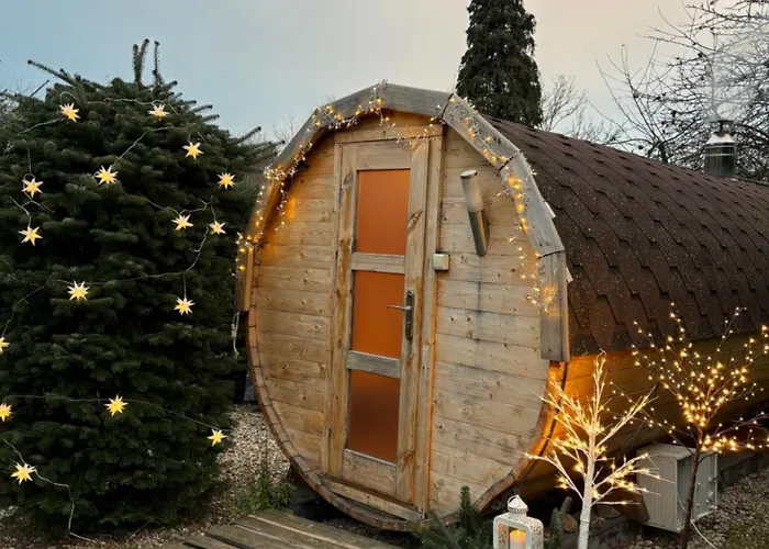 Mazurskie Zacisze - Sauna, Jacuzzi, Kominek Semesterbostad